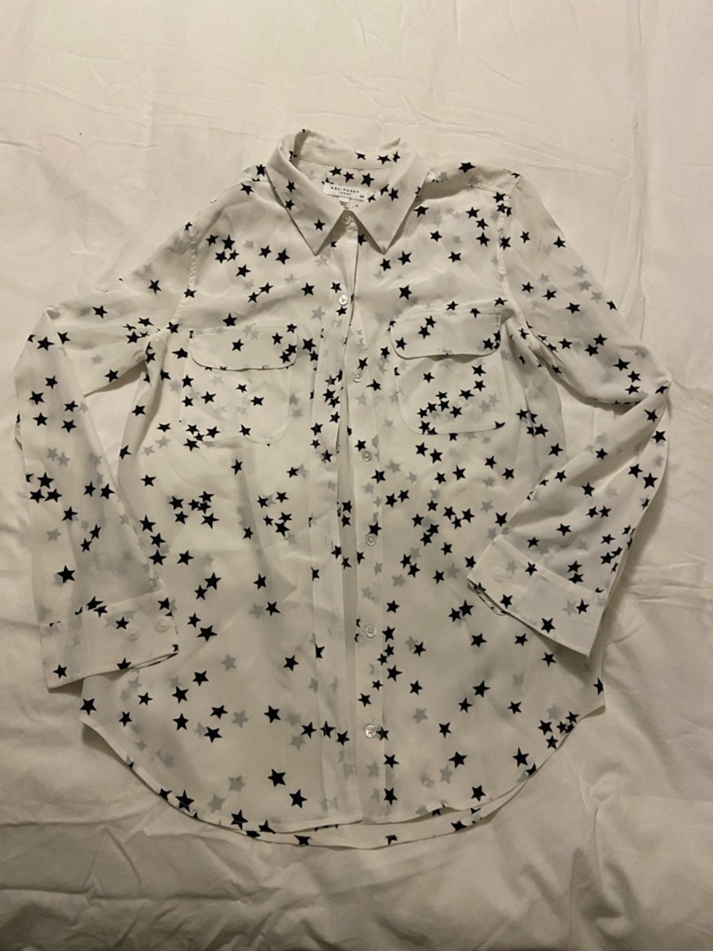 Equipment Silk Star Button Top